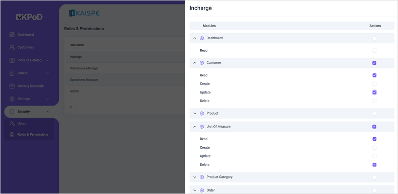 Permission Assignment and Module Configuration